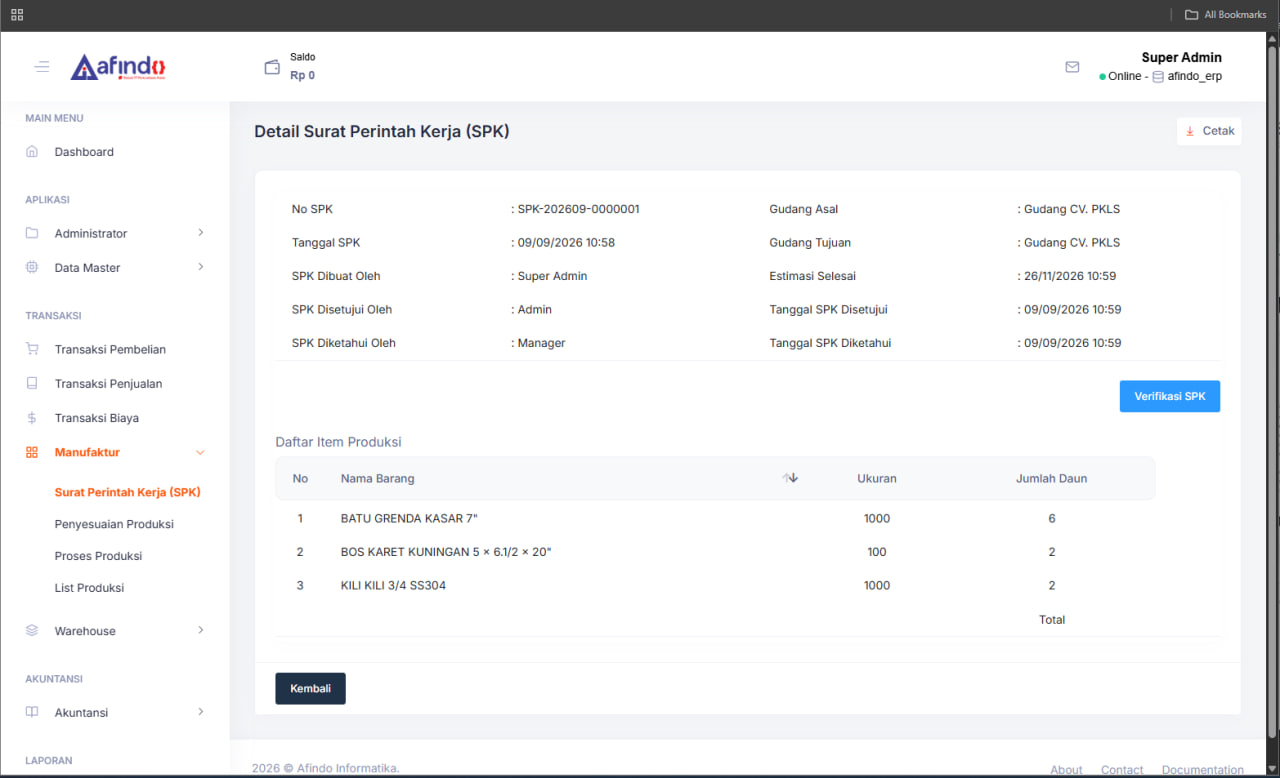 Screenshot ERP MANUFAKTUR TERINTEGRASI