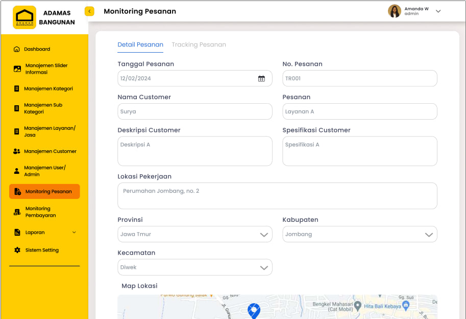 Screenshot PLATFORM LAYANAN KONSTRUKSI TERINTEGRASI