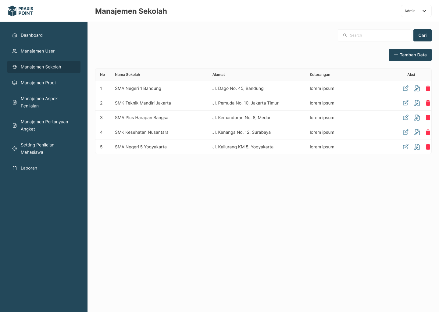 Screenshot SISTEM INFORMASI AKADEMIK DAN MANAJEMEN PENDIDIKAN