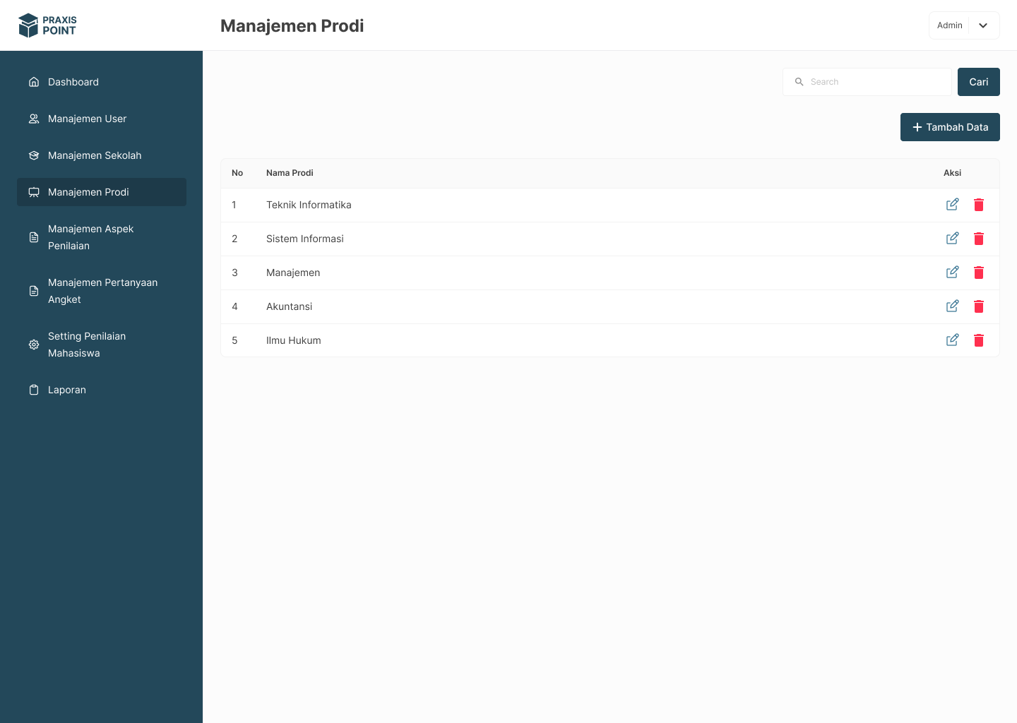 Screenshot SISTEM INFORMASI AKADEMIK DAN MANAJEMEN PENDIDIKAN