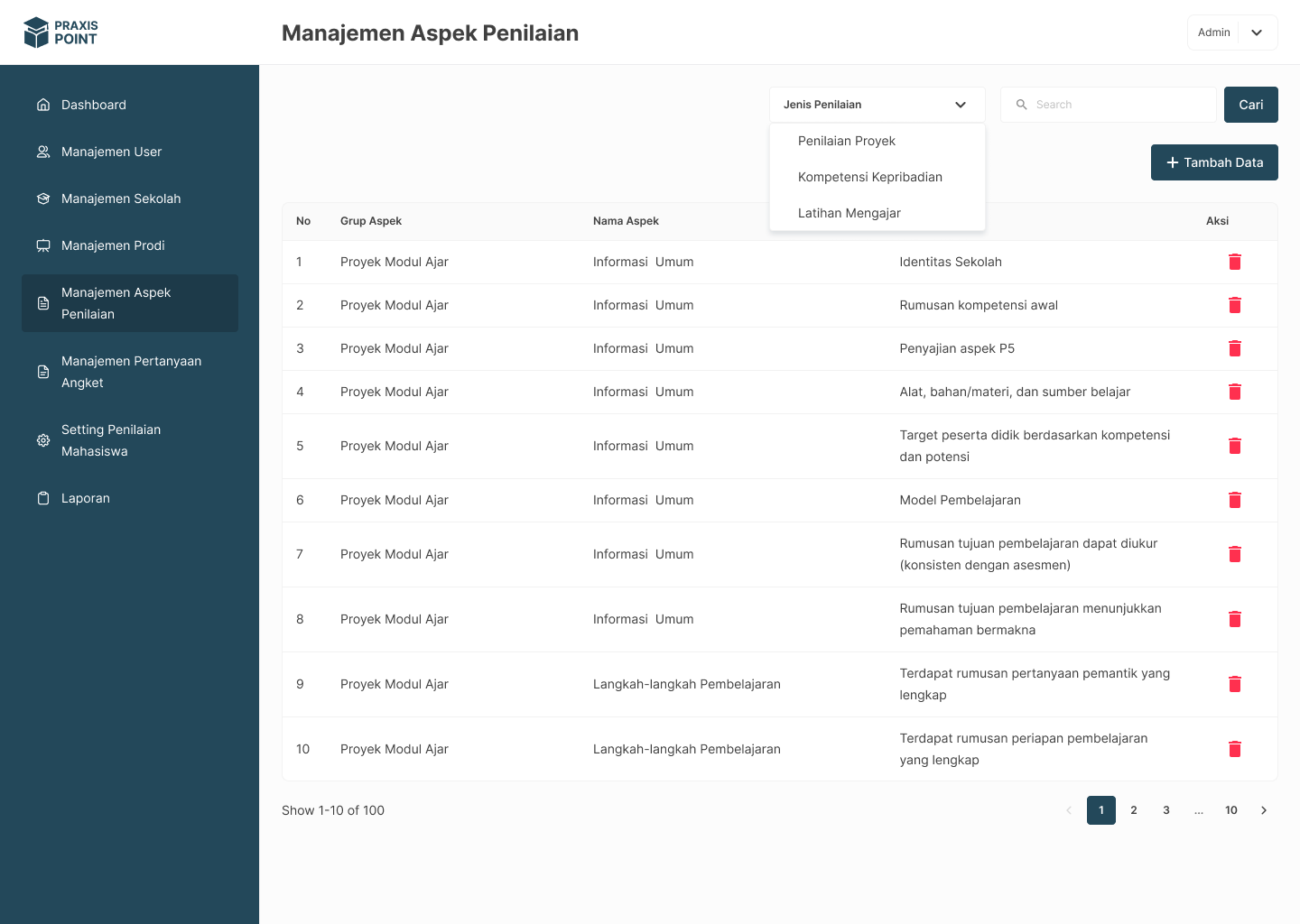Screenshot SISTEM INFORMASI AKADEMIK DAN MANAJEMEN PENDIDIKAN