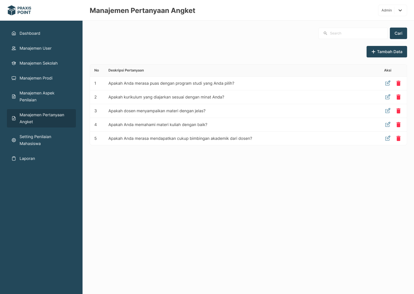 Screenshot SISTEM INFORMASI AKADEMIK DAN MANAJEMEN PENDIDIKAN