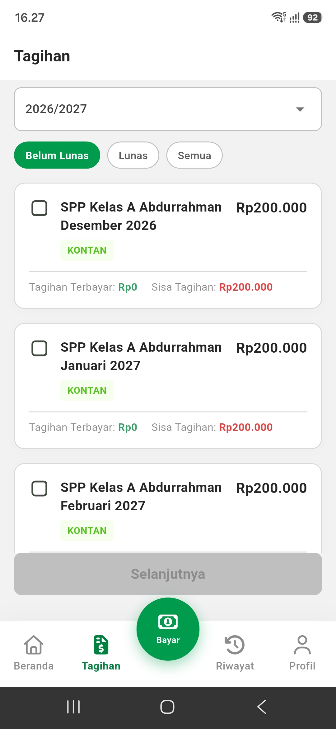 Screenshot SISTEM INFORMASI MANAJEMEN SEKOLAH TERINTEGRASI